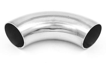 Длинный отвод поручня под сварку Ø50.8х180х1.5 мм, длина 180 мм, полированный 400 Grit, (aisi 304) k021-11 купить в Уфе