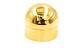 Заглушка для трубы Ø50.8х1.45 мм сферическая литая золотая k092-88
