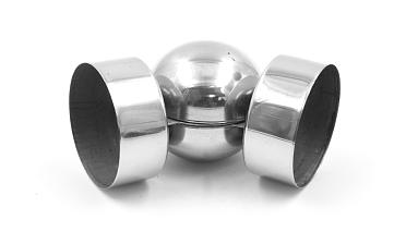 Поворот дер./пласт. поручня Ø50.8х0.4 мм, полированный, (AISI 201) k053-5 купить в Уфе