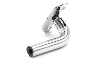 Держатель поручня выносной на стойку, с регулируемым ложементом под трубу Ø38.1 мм, резьба внутренняя М8, полированный, (AISI 304) k261  купить в Уфе