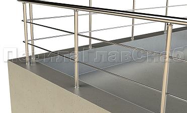 Ограждение на кровлю с ригельным заполнением купить в Уфе