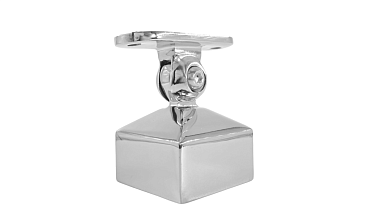 Наконечник 40х40 мм внешний полированный, с ложе под ПЛОСКОСТЬ, литой, регулируемый, облегченный, AISI 304, k239-5-NEW купить в Уфе