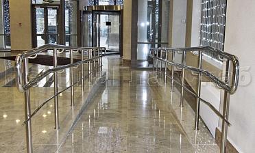 Ограждение пандуса с одним ригелем купить в Уфе