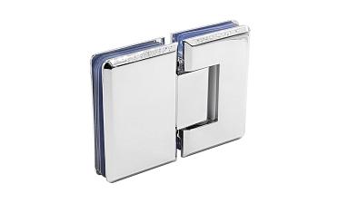 Петля для душевой кабины стекло-стекло 180° 90х55 мм, полированная t303 PSS купить в Уфе