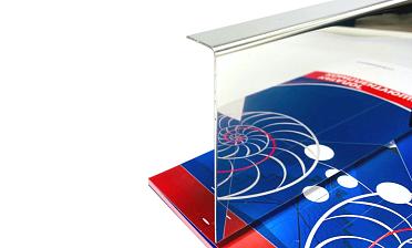 Лицевая накладка из полированной нержавейки на профиль т100 20,3х101мм длина 2 м т100-13  купить в Уфе