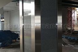 Облицовка колонн нержавеющей сталью в Уфе. Готовые проекты ПерилаГлавСнаб - фото 9