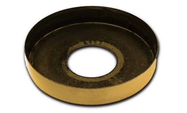 Низ стойки Ø38.1 мм, S=0.8 мм, 100х18 мм, золото k201-88 3