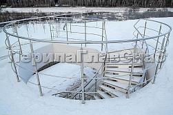 Перила для лестниц из металла в Уфе. Готовые проекты ПерилаГлавСнаб - фото 1