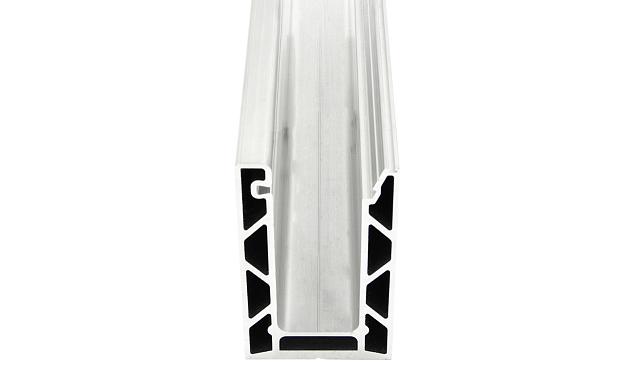 Комплект профиля зажимного для стекла 16мм и 8+8 , без отверстий, НЕАНОД. алюминий 100х60мм, т100-4-16  5