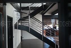 Перила для лестниц из металла в Уфе. Готовые проекты ПерилаГлавСнаб - фото 8