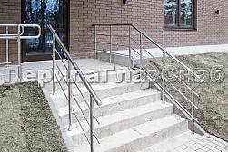 Ограждение входных групп в Уфе. Готовые проекты ПерилаГлавСнаб - фото 1