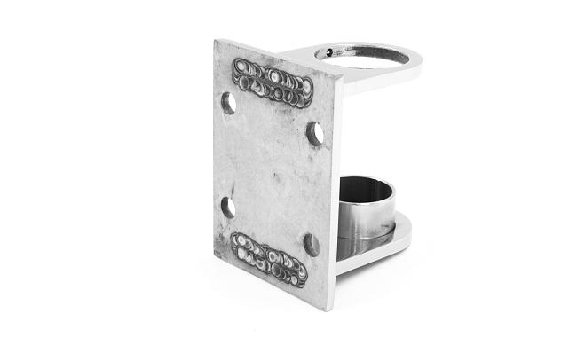 Боковой крепеж С-пластина стакан для Ø38.1 мм, (AISI 201) k339-3 4