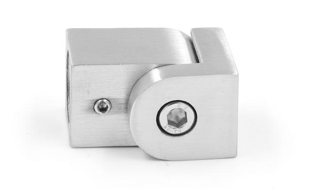 Держатель труба-стена, регулируемый, Ø19 мм, нерж., шлифованный t908 SSS 6