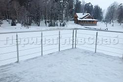 Перила и ограждения для террас в Уфе. Готовые проекты ПерилаГлавСнаб - фото 17