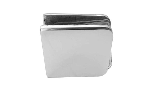 Коннектор для душевой кабины стена-стекло, 45х45, AISI 304 полировка, вырез 61 t720 PSS 4