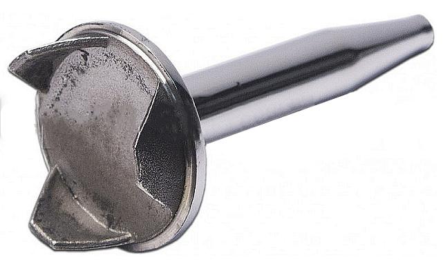 Наконечник палец (солдатик) на стойку Ø38.1 мм, без ложемента, литой, полированный, под сварку, облегченный, нержавеющий AISI 304, k034 4