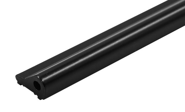 Порог для душевых перегородок 1000 мм, черный матовый Фt118 ALBL 5