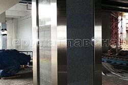 Облицовка колонн нержавеющей сталью в Уфе. Готовые проекты ПерилаГлавСнаб - фото 10