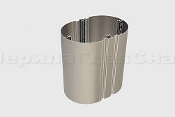 Облицовка колонн нержавеющей сталью в Уфе. Готовые проекты ПерилаГлавСнаб - фото 1