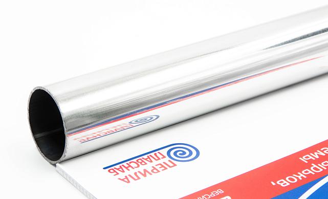 Труба круглая нержавеющая Ø42.4х1.5x6000 мм, полировка 600GRIT, (AISI 201) k845-2 3