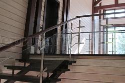 Перила на второй этаж в Уфе. Готовые проекты ПерилаГлавСнаб - фото 8