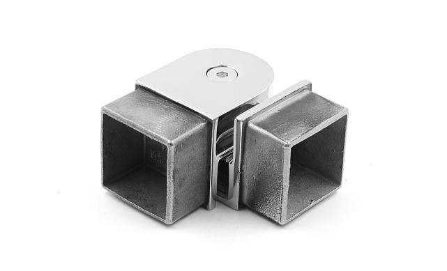 Поворот поручня 40х40 мм, регулируемый, полированный, (AISI 304) k366 7